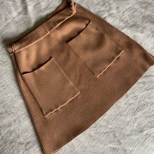 Soft Tan Skirt - Zara